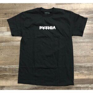 Pythia Clothing Mens Medium Black Short Sleeve Tee T Shirt New NWOT